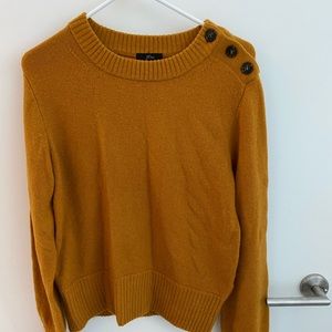 Jcrew mustard sweater